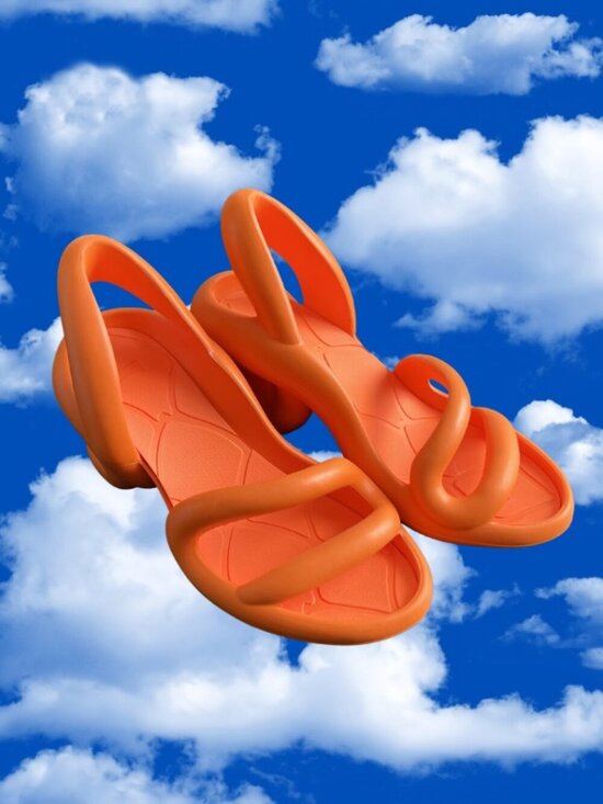 Camper Shoes - Camper Kobarah Orange Sandals Womens EU 36 MSRP $225